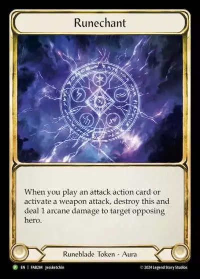 Runechant FAB284-CF - Marketing - Starcity Games Rosetta - Flesh and blood card