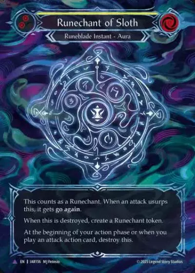Runechant of Sloth IAR156-MV - Omens of the Third Age - Flesh and blood card