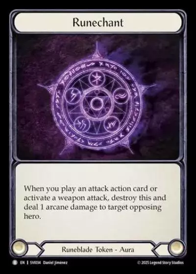 Runechant SVI034 - Silver Age Chapter 1 - Viserai - Flesh and blood card