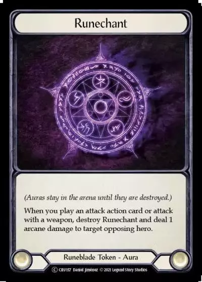 Runechant U-CRU157-RF - Crucible of War - Unlimited - Flesh and blood card