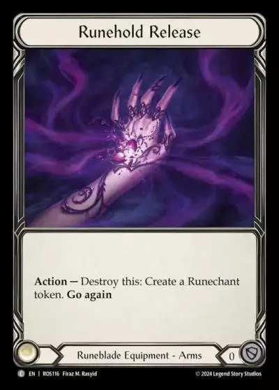Runehold Release ROS116 - Rosetta - Flesh and blood card