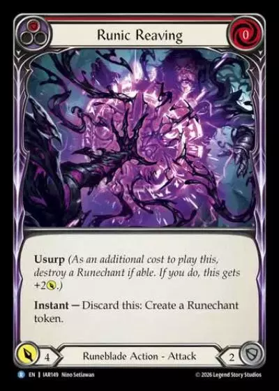 Runic Reaving IAR149 - Usurp the Shadow Throne - Flesh and blood card