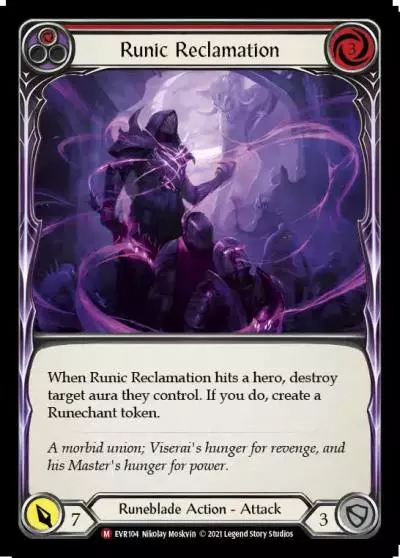 Runic Reclamation RED EVR104 - Everfest - Flesh and blood card