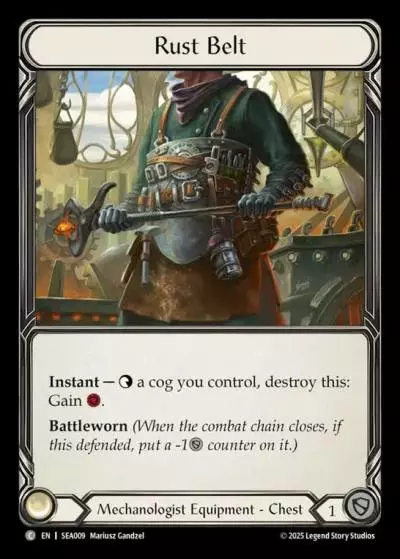 Rust Belt SEA009-TP - High Seas - Treasure Pack - Flesh and blood card