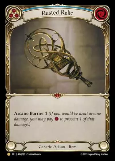 Rusted Relic ANQ023 - Compendium of Rathe - Antiquity Pack - Flesh and blood card