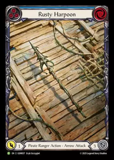 Rusty Harpoon BLUE GEM057 - GEM - Pack 2 - Flesh and blood card