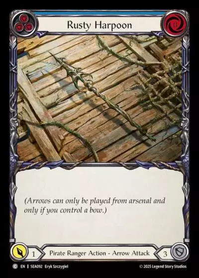 Rusty Harpoon BLUE SEA092 - High Seas - Flesh and blood card