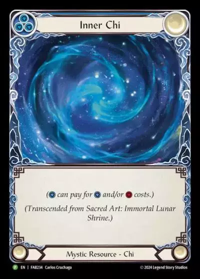 Sacred Art: Immortal Lunar Shrine BLUE FAB234-RF - Calling - Part the Mistveil - Flesh and blood card