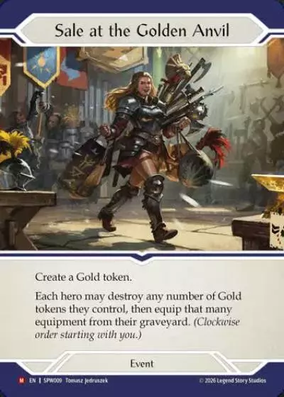 Sale at the Golden Anvil SPW009 - Smash Palace - Chorus of Steel - Flesh and blood card