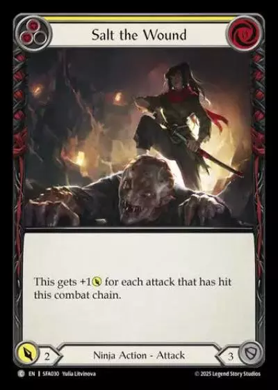Salt the Wound SFA030 - Silver Age Chapter 2 - Fai - Flesh and blood card