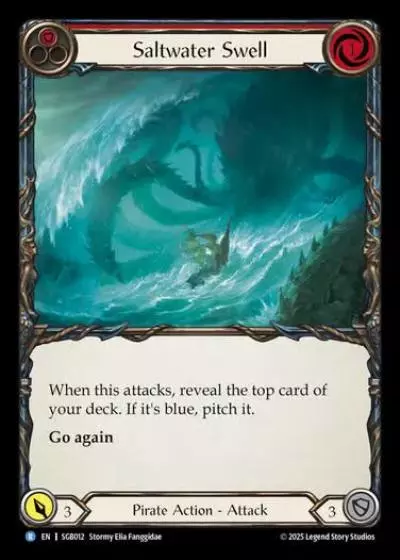 Saltwater Swell SGB012 - Silver Age Chapter 3 - Gravy Bones - Flesh and blood card
