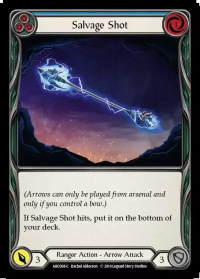 Salvage Shot BLUE ARC068 - Arcane Rising - Flesh and blood card