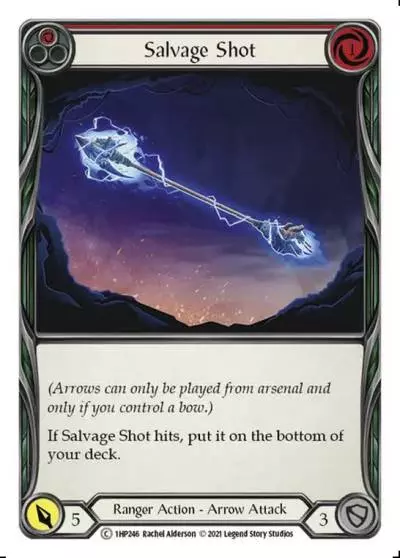 Salvage Shot RED 1HP246 - History Pack 1 - Flesh and blood card