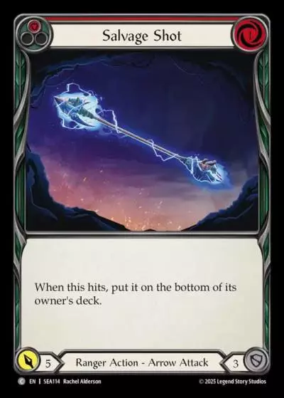 Salvage Shot RED SEA114 - High Seas - Flesh and blood card