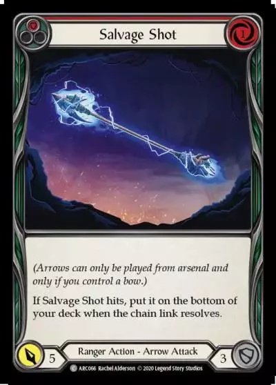 Salvage Shot RED U-ARC066-RF - Arcane Rising - Unlimited - Flesh and blood card