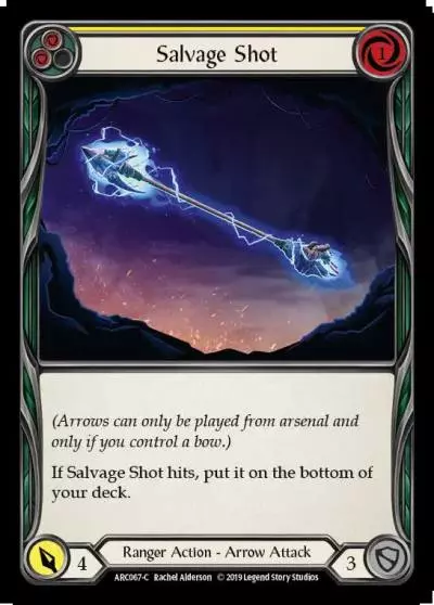 Salvage Shot YELLOW ARC067 - Arcane Rising - Flesh and blood card