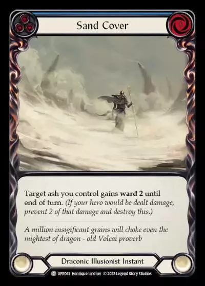 Sand Cover BLUE UPR041 - Uprising - Flesh and blood card