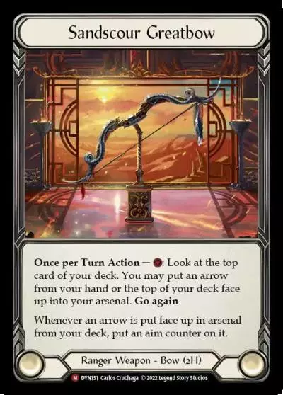 Sandscour Greatbow DYN151 - Dynasty - Flesh and blood card