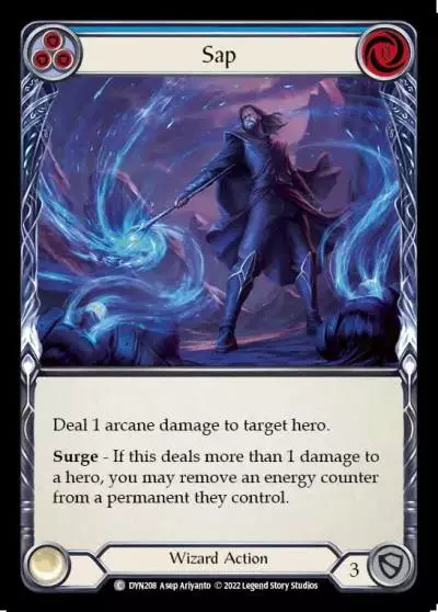 Sap BLUE DYN208 - Dynasty - Flesh and blood card