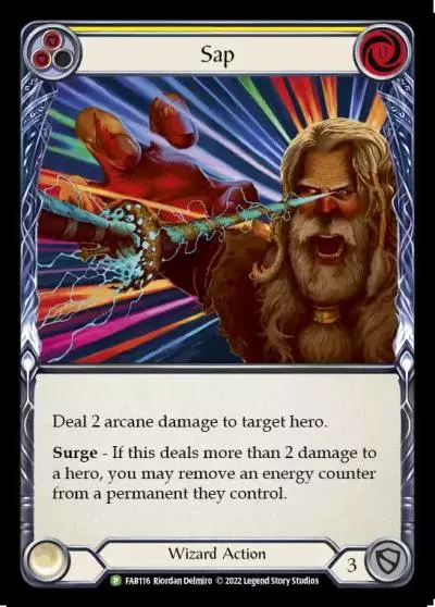 Sap YELLOW FAB116-RF - Marketing - Team Covenant Dynasty - Flesh and blood card