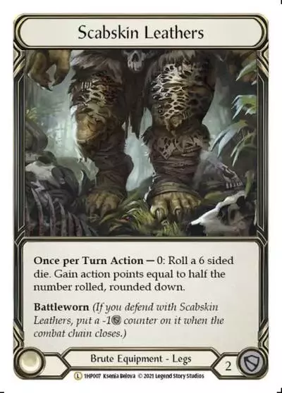 Scabskin Leathers 1HP007 - History Pack 1 - Flesh and blood card