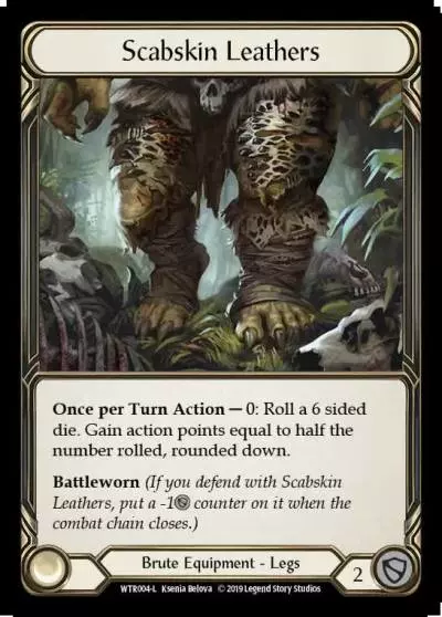 Scabskin Leathers WTR004-CF - Welcome to Rathe - Flesh and blood card