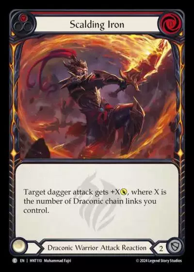 Scalding Iron RED HNT110 - The Hunted - Flesh and blood card