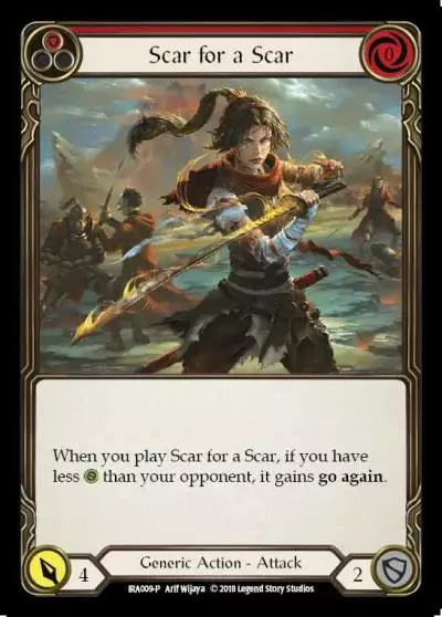 Scar for a Scar RED IRA009 - Ira Welcome Deck (2018) - Flesh and blood card