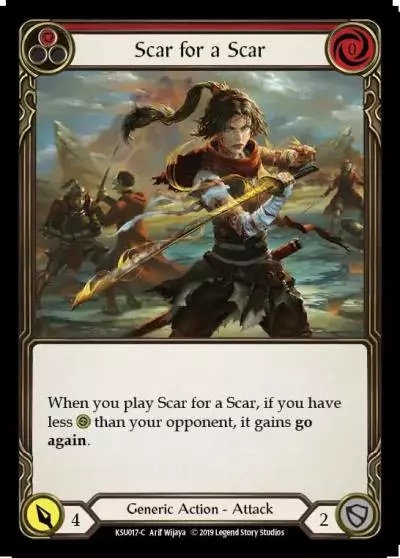 Scar for a Scar RED KSU017 - Katsu, the Wanderer - Hero Deck - Flesh and blood card