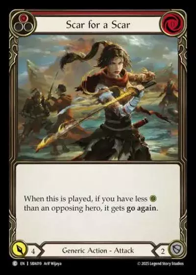 Scar for a Scar SBA019 - Silver Age Chapter 3 - Briar - Flesh and blood card