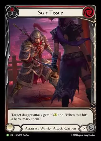 Scar Tissue RED GEM030 - GEM - Pack 1 - Flesh and blood card