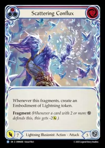 Scattering Conflux OMN008 - Omens of the Third Age - Flesh and blood card