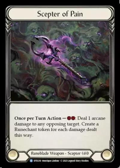 Scepter of Pain DTD210 - Dusk till Dawn - Flesh and blood card