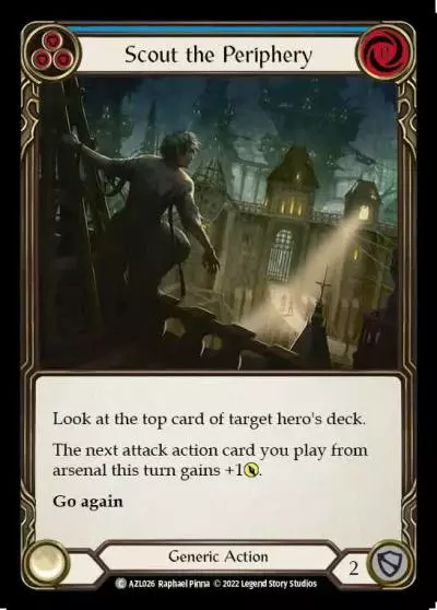 Scout the Periphery BLUE AZL026 - Azalea - Blitz Deck - Flesh and blood card