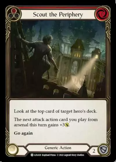 Scout the Periphery RED AZL020 - Azalea - Blitz Deck - Flesh and blood card