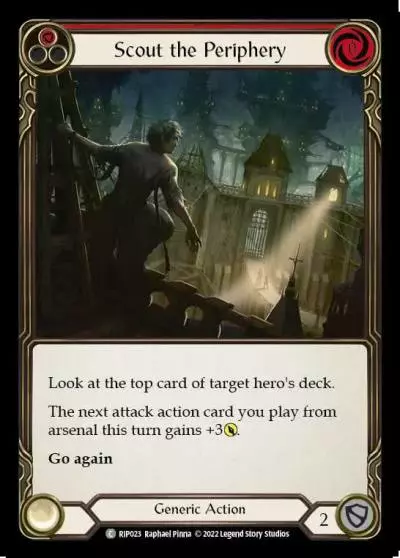 Scout the Periphery RED RIP023 - Riptide - Blitz Deck - Flesh and blood card