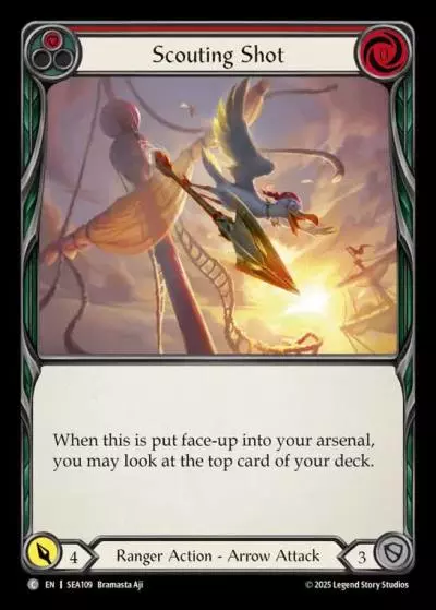 Scouting Shot RED SEA109 - High Seas - Flesh and blood card