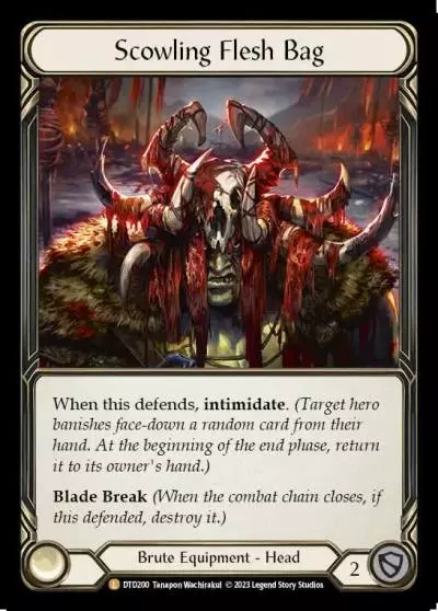 Scowling Flesh Bag DTD200-RF - Dusk till Dawn - Flesh and blood card