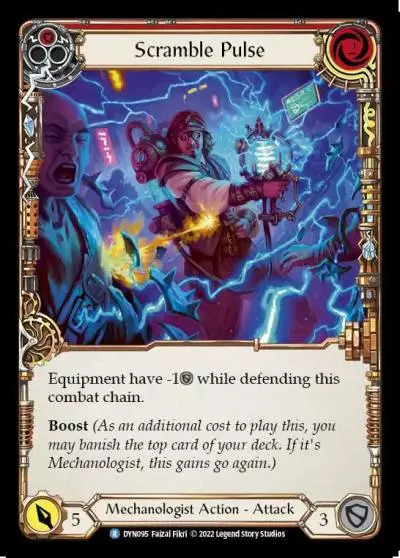 Scramble Pulse RED DYN095 - Dynasty - Flesh and blood card