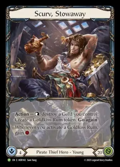 Scurv, Stowaway HER142-RF - Conventions - High Seas - Flesh and blood card
