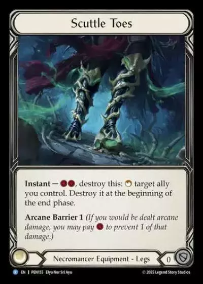 Scuttle Toes PEN155 - Compendium of Rathe - Flesh and blood card