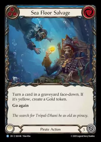 Sea Floor Salvage BLUE SEA146 - High Seas - Flesh and blood card