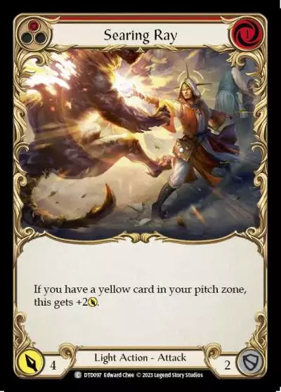 Searing Ray RED DTD097 - Dusk till Dawn - Flesh and blood card