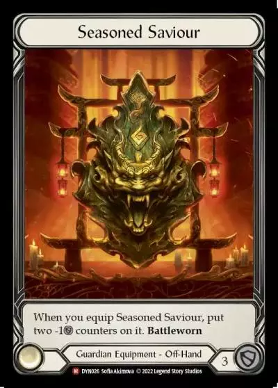 Seasoned Saviour DYN026 - Dynasty - Flesh and blood card