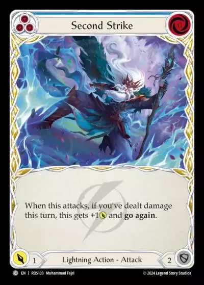 Second Strike BLUE ROS103 - Rosetta - Flesh and blood card