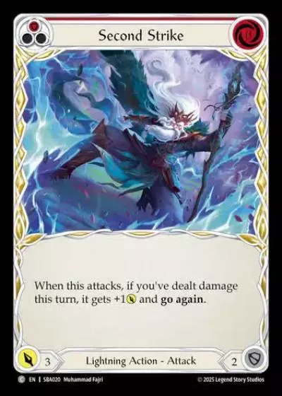 Second Strike SBA020 - Silver Age Chapter 3 - Briar - Flesh and blood card