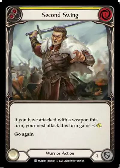 Second Swing YELLOW MON117 - Monarch - Flesh and blood card