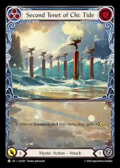 Second Tenet of Chi: Tide BLUE LGS297-RF - Armory - Season 13 Nuu - Flesh and blood card
