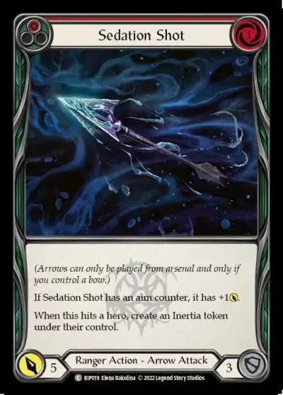 Sedation Shot RED RIP019 - Riptide - Blitz Deck - Flesh and blood card