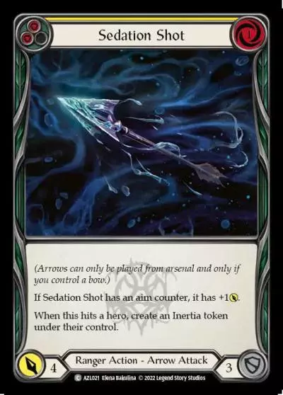 Sedation Shot YELLOW AZL021 - Azalea - Blitz Deck - Flesh and blood card